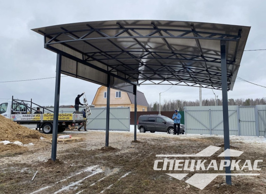 Навес для машины односкатного типа №47 - фото 1426